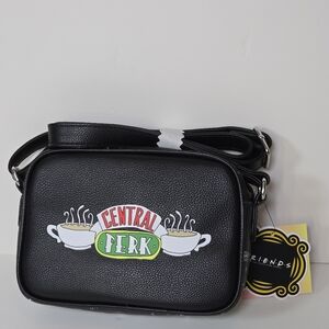 Dani Nicole Danielle Friends Central Perk Black Crossbody Bag NWT